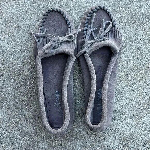 Minnetonka Suede Moccasin Women’s Size 7 - Picture 4 of 9